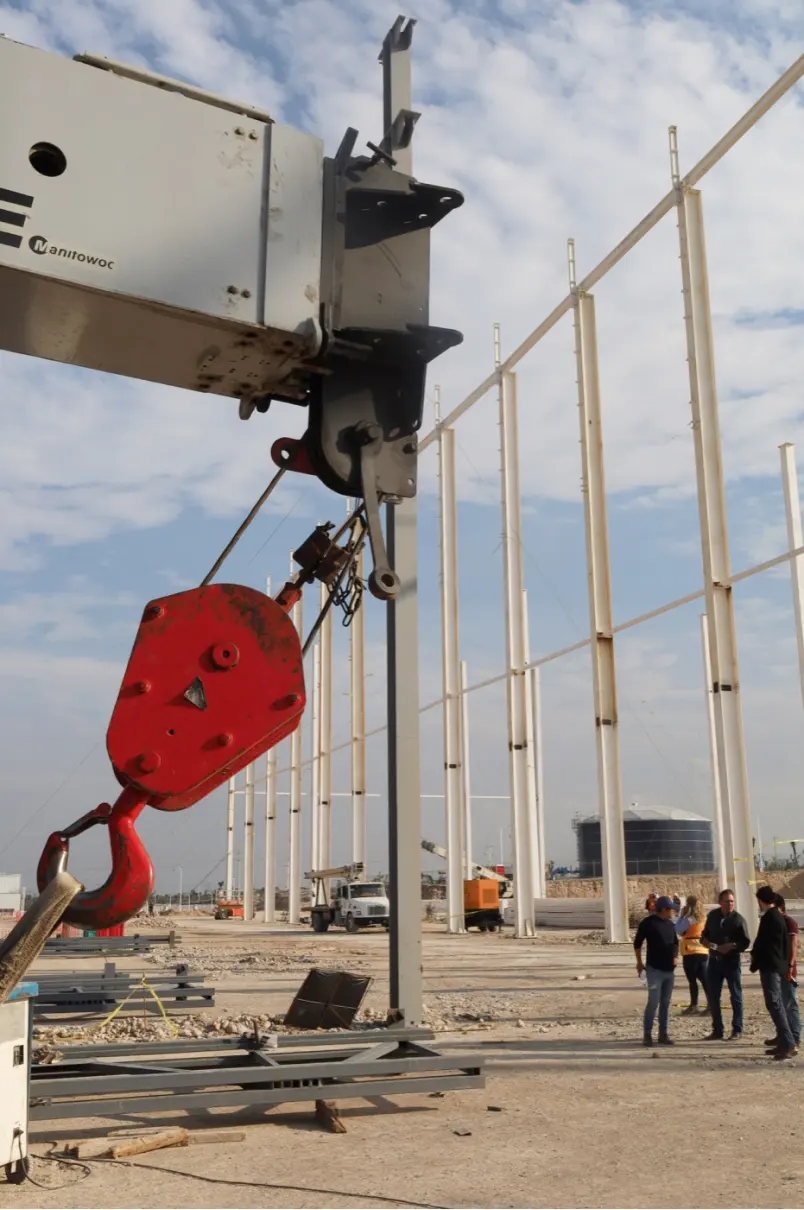 Tipos de Acero Proyecto de construcción en Monterrey Nuevo León. Anclas de cimentación